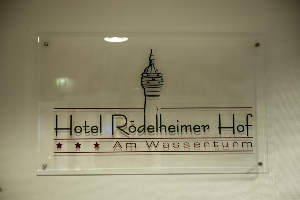 Hotel Roedelheimer Hof - Am Wasserturm Frankfurt am Main Exterior photo